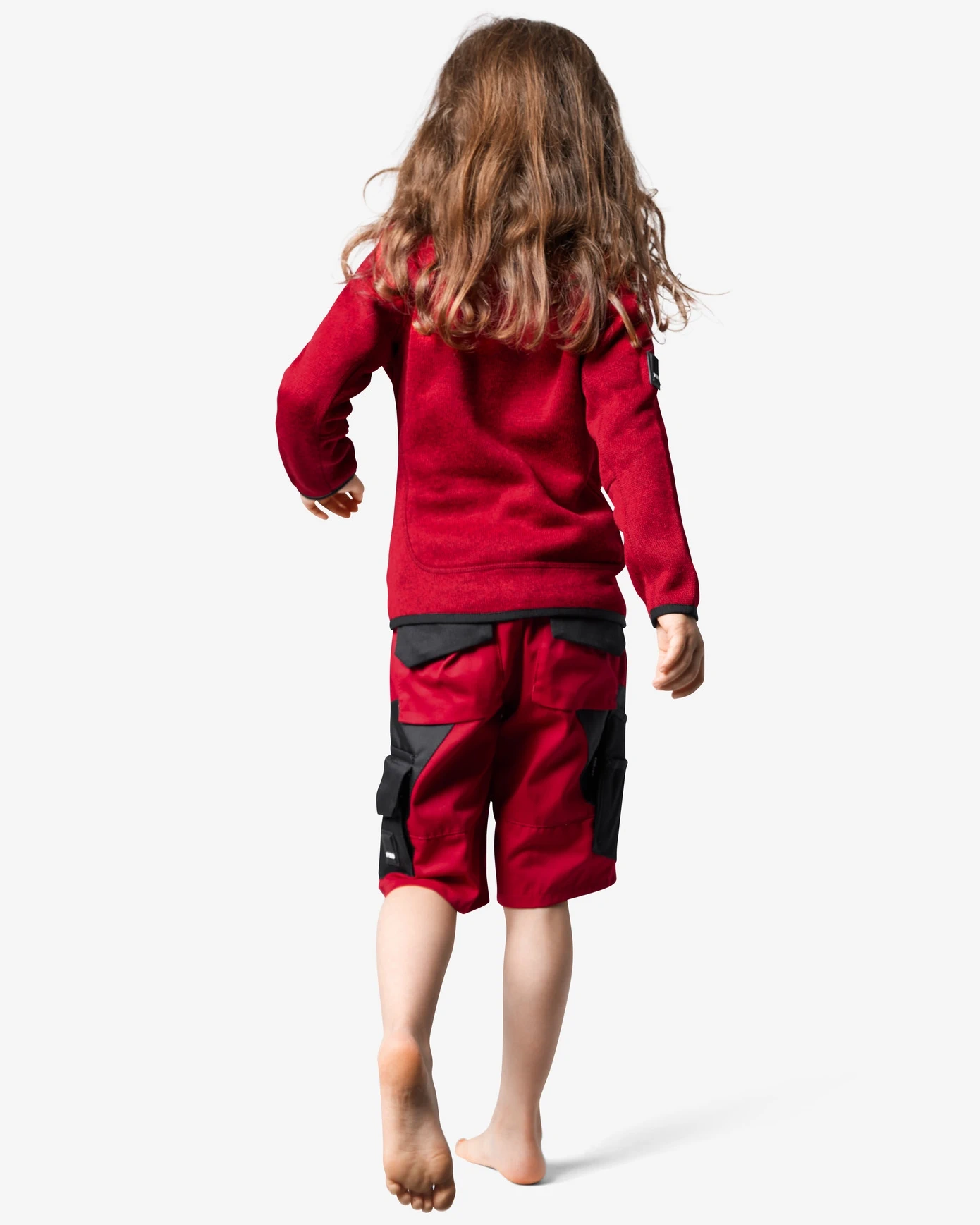 FHB-125550-charly-bermuda-kinder-rot-schwarz-model-2 FHB Bermuda Kinder CHARLY