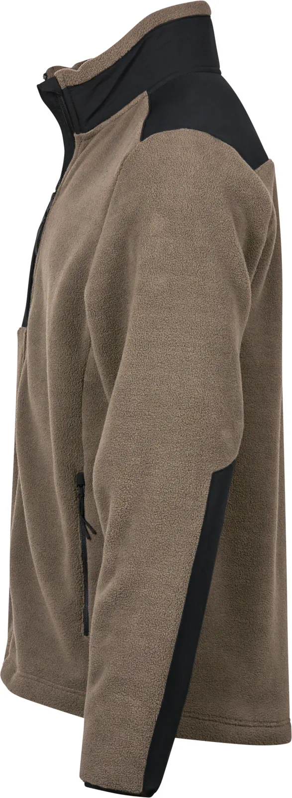 tee-jays-9120-mountain-fleece-clay-black-left-2 Tee Jays Mountain Fleece