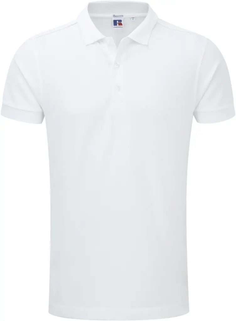 Russell Men's Fitted Stretch Polo