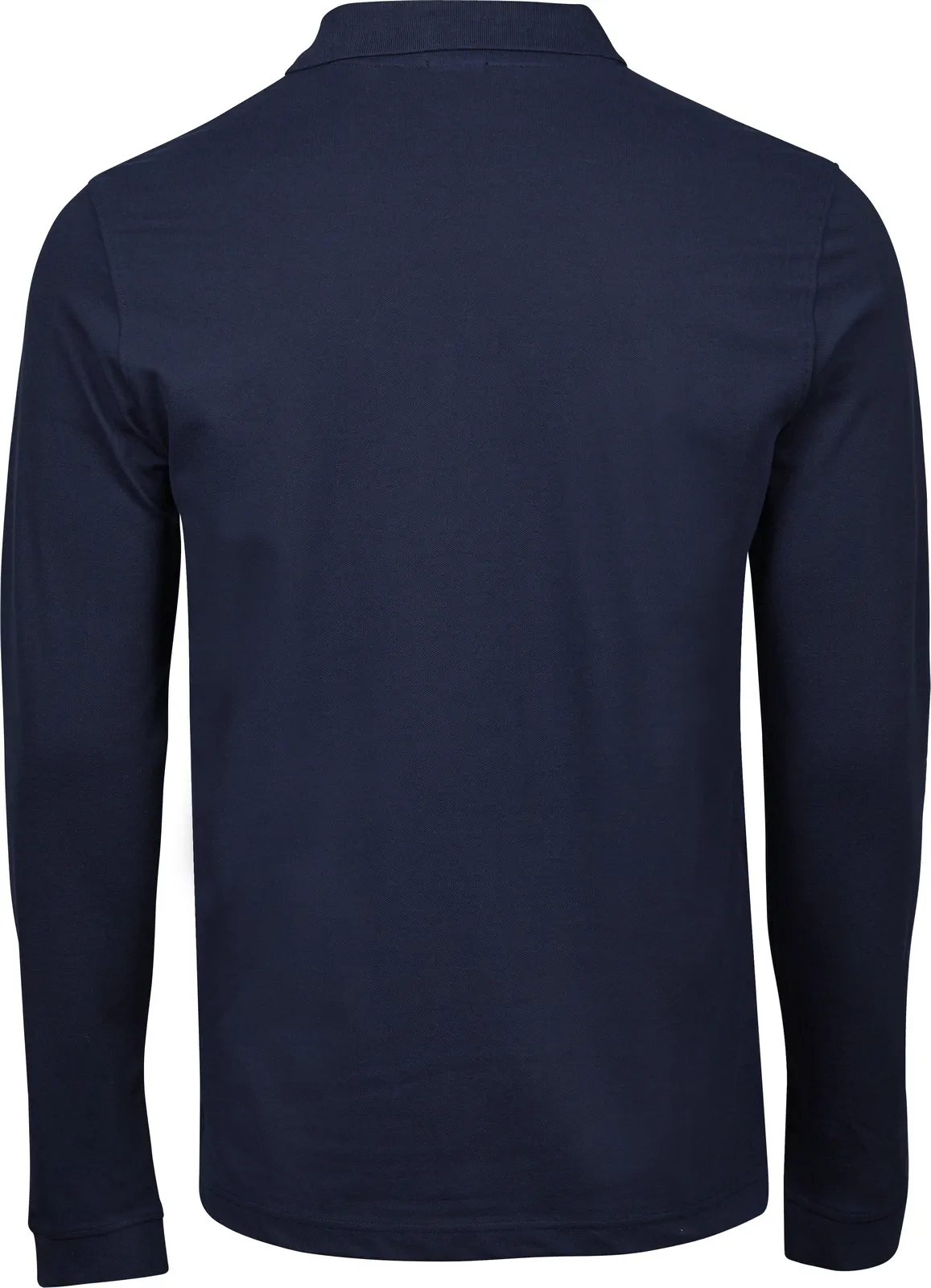 tee-jays-1406-mens-luxury-stretch-long-sleeve-poloshirt-navy-back-3 Tee Jays Men's Luxury Stretch Long Sleeve Polo