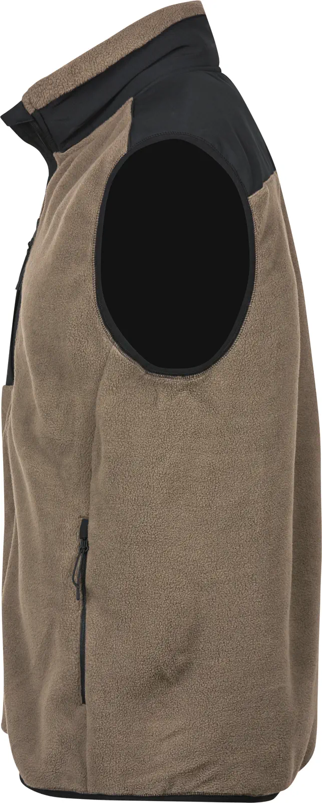 tee-jays-9122-mountain-fleece-bodywarmer-clay-black-left-2 Tee Jays Mountain Fleece Bodywarmer