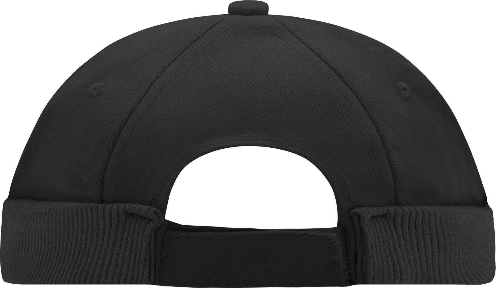 daiber-mb022-6-panel-chef-cap-black-back-5 myrtle beach 6 Panel Chef Cap