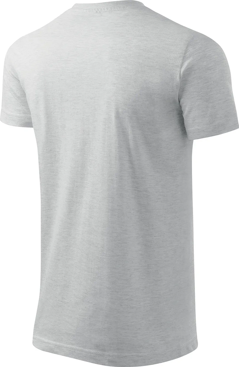 malfini-129-basic-t-shirt-herren-hellgrau-meliert-right-6 MALFINI T-Shirt Basic 129