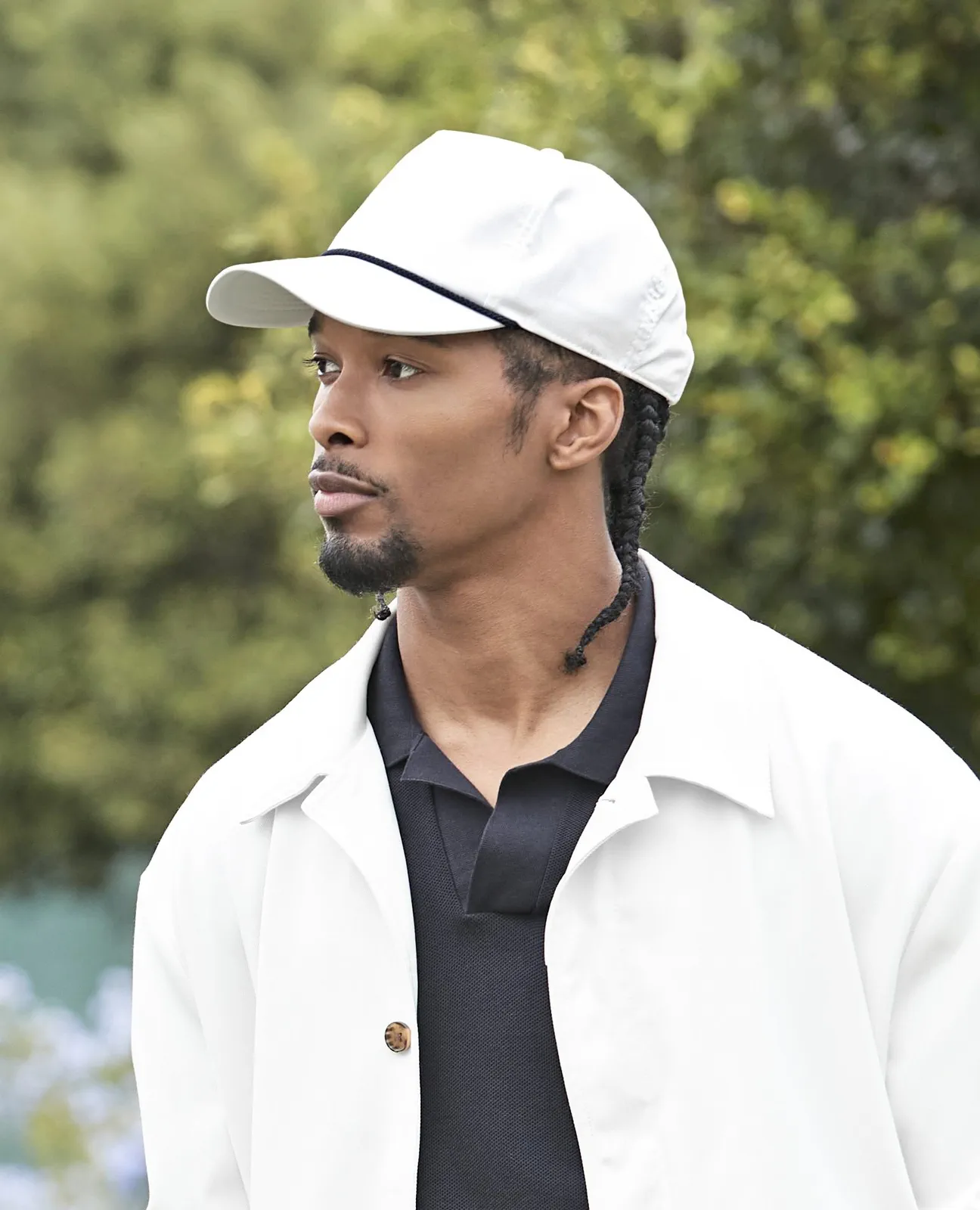 beechfield-b194r-rope-detail-golf-cap-model-0 Beechfield Rope Detail Golf Cap