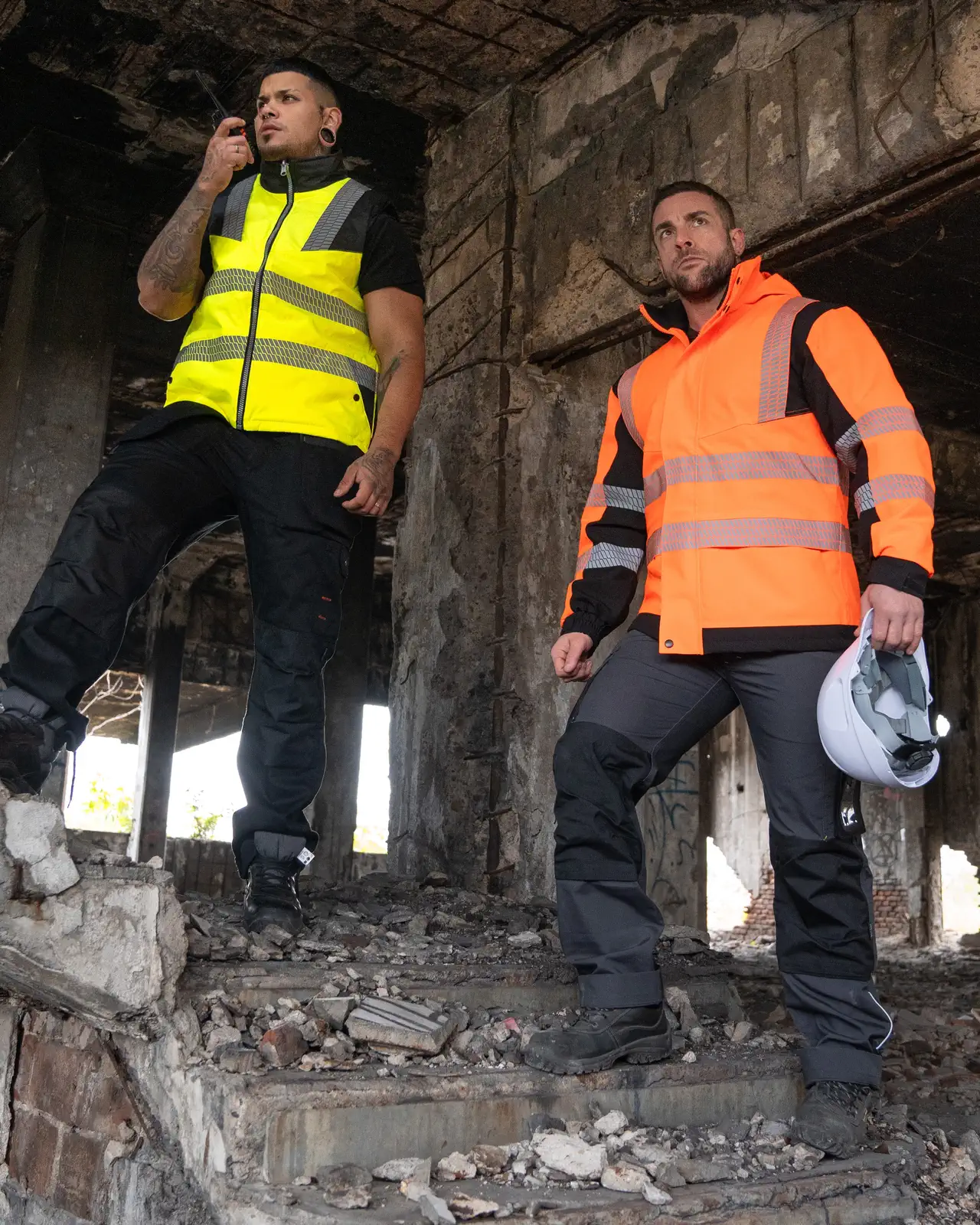 korntex-kxbrsshrj-premium-printable-hi-vis-softshell-safety-jacket-copenhagen-signalorange-model-2 Korntex Premium Hi-Vis Softshell Regenjacke (Printable) Copenhagen