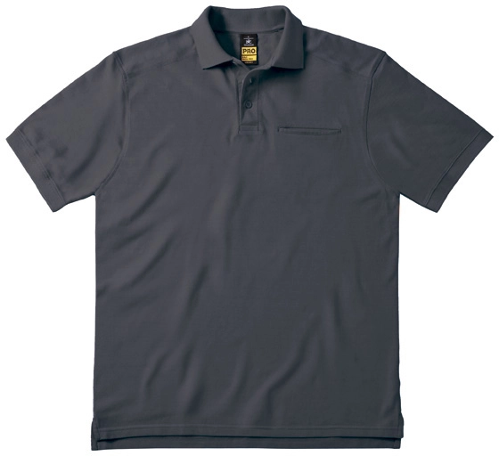 BC-PUC10-Polo-Skill-PRO-darkgrey-0 B&C Poloshirt Skill Pro