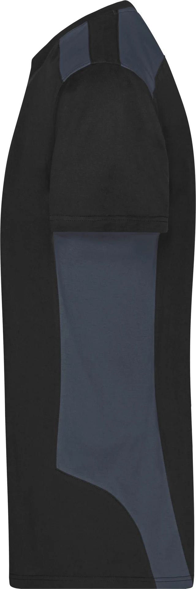 jn1824-mens-workwear-t-shirt-black-carbon-left-4 James & Nicholson Men's Workwear T-Shirt Strong