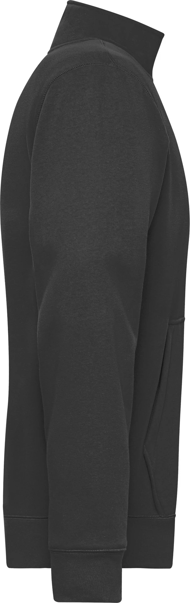 jn1810-mens-doubleface-work-jacket-black-right-6 James & Nicholson Men´s Doubleface Work Jacket -SOLID-