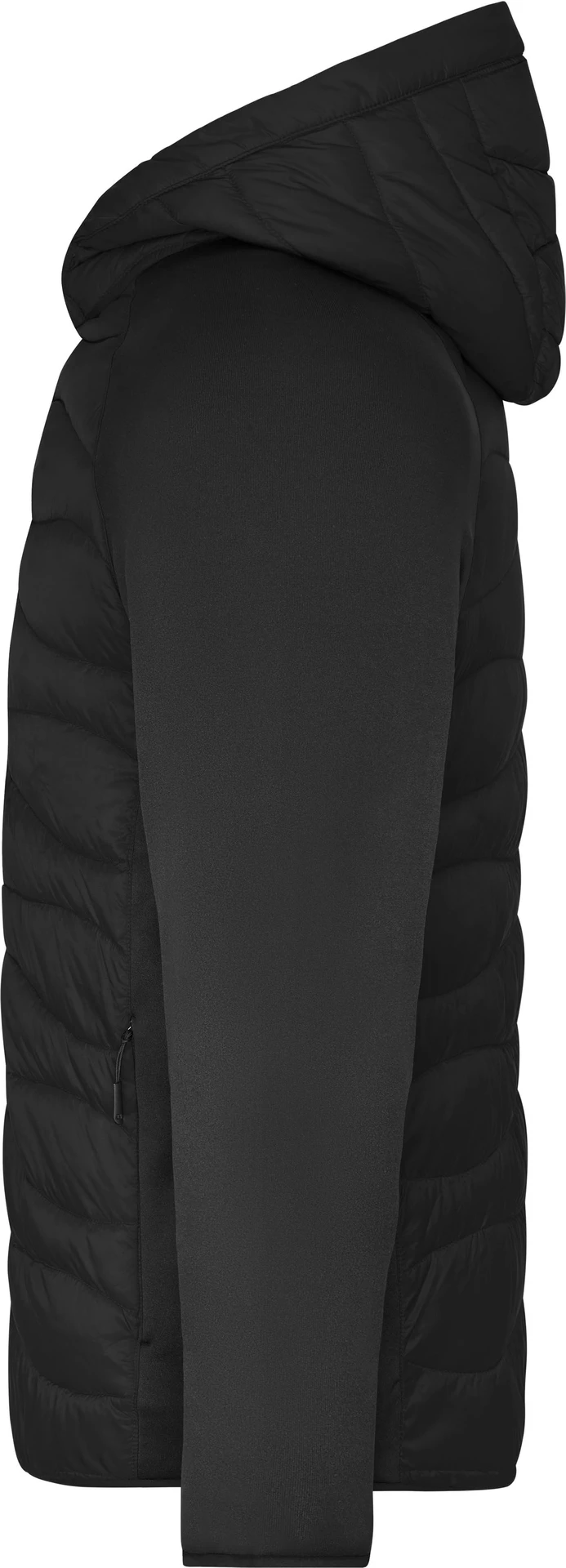 jn1330-mens-hybrid-jacket-black-black-left-4 James & Nicholson Men´s Hybrid Jacket (JN1330)