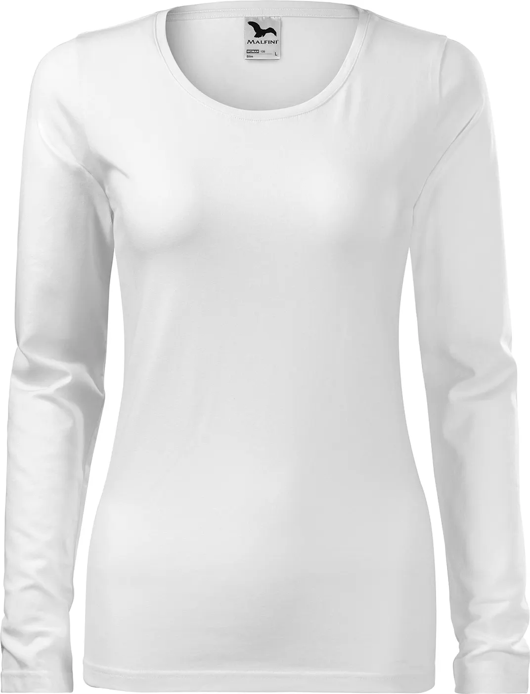 malfini-139-slim-t-shirt-damen-weiss-front-2 MALFINI T-Shirt Damen Slim 139