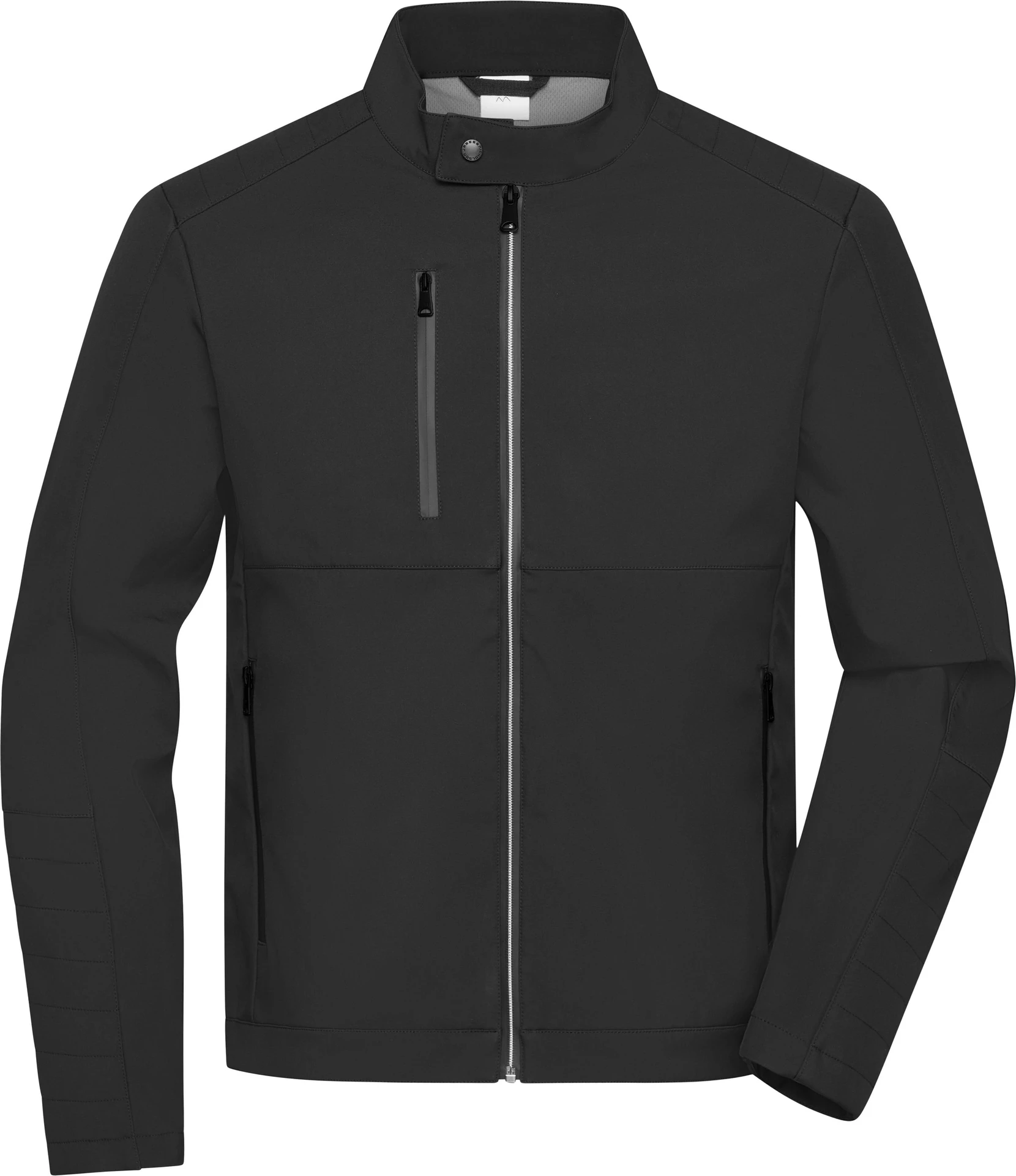 jn1316-mens-softshell-jacket-black-front-3 James & Nicholson Men´s Softshell Jacket (1316)