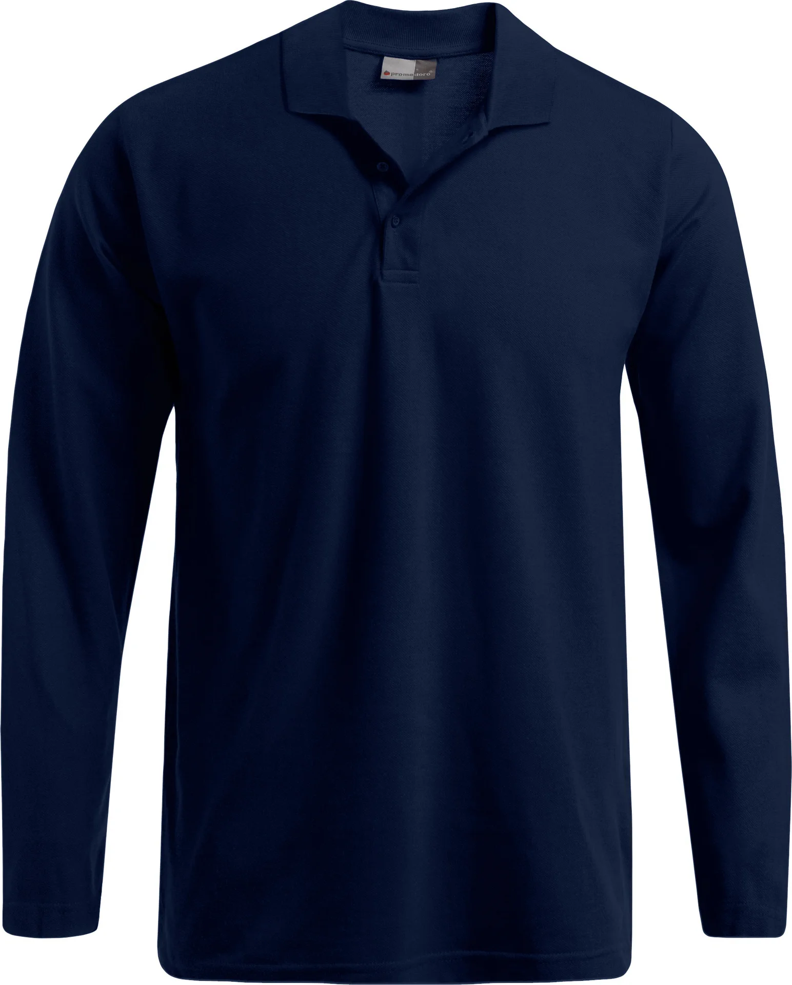 promodoro-4600-mens-heavy-polo-long-sleeve-navy-front-3 Promodoro Men's Heavy Polo Longsleeve