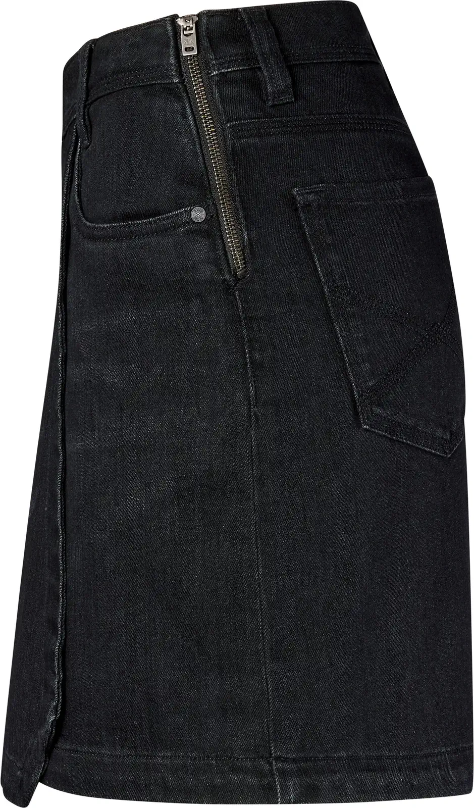 hakro-732-damen-5-pocket-jeansskort-x-stretch-eco-schwarz-2 HAKRO Damen 5-Pocket-Jeansskort X-Stretch 732 ECO