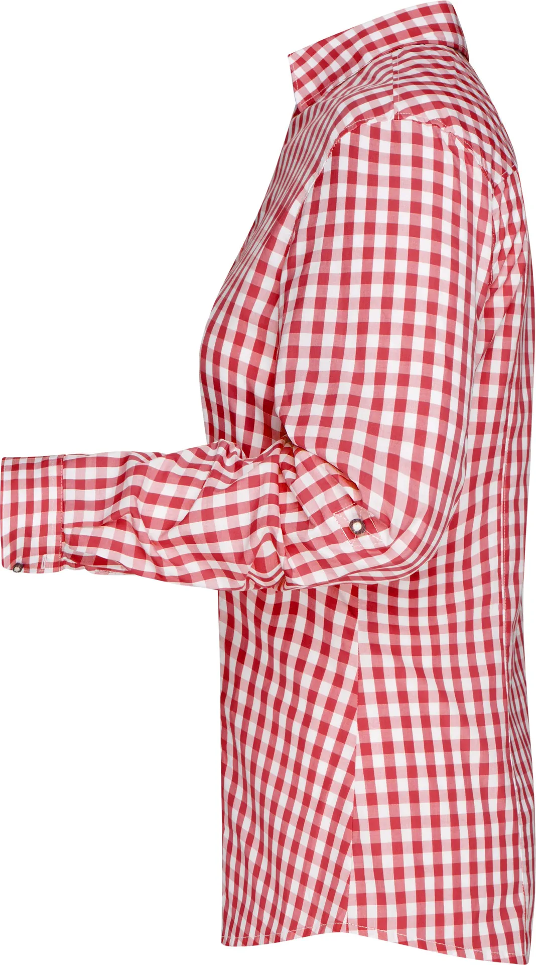 jn637-ladies-traditional-shirt-red-white-left-4 James & Nicholson Ladies Traditional Shirt