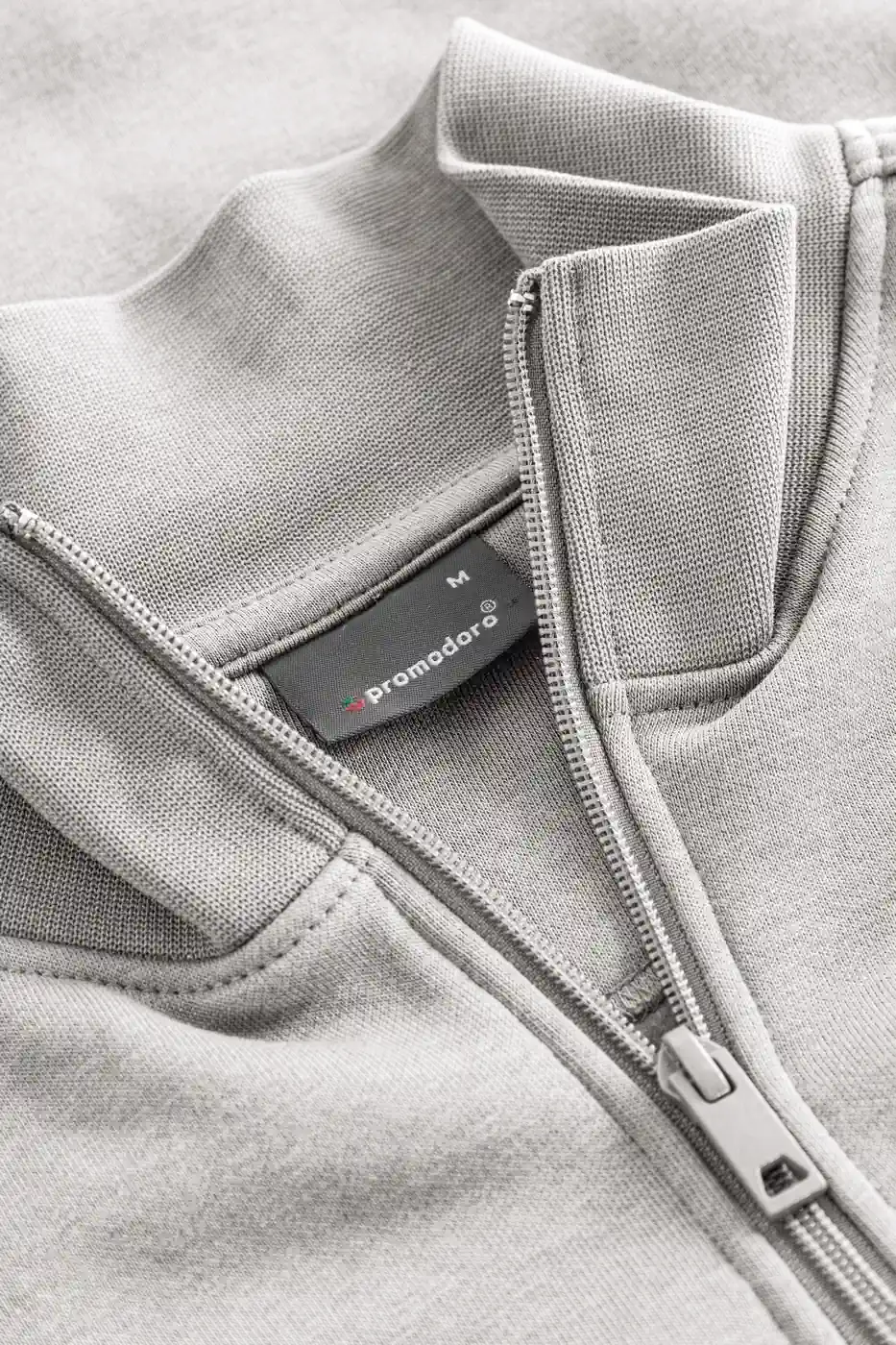 promodoro-5052-unisex-troyer-side-pocket-newlightgrey-detail-7 Promodoro Unisex Troyer Side Pocket