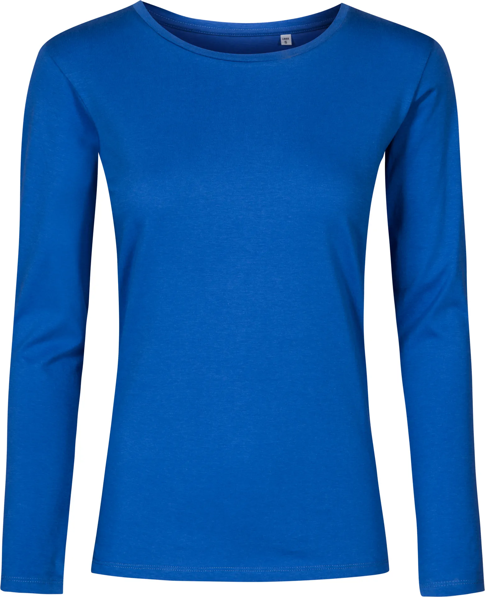 promodoro-1565-womens-roundneck-t-shirt-long-sleeve-azureblue-front-3 Promodoro X.O Women´s Roundneck T-Shirt Long Sleeve
