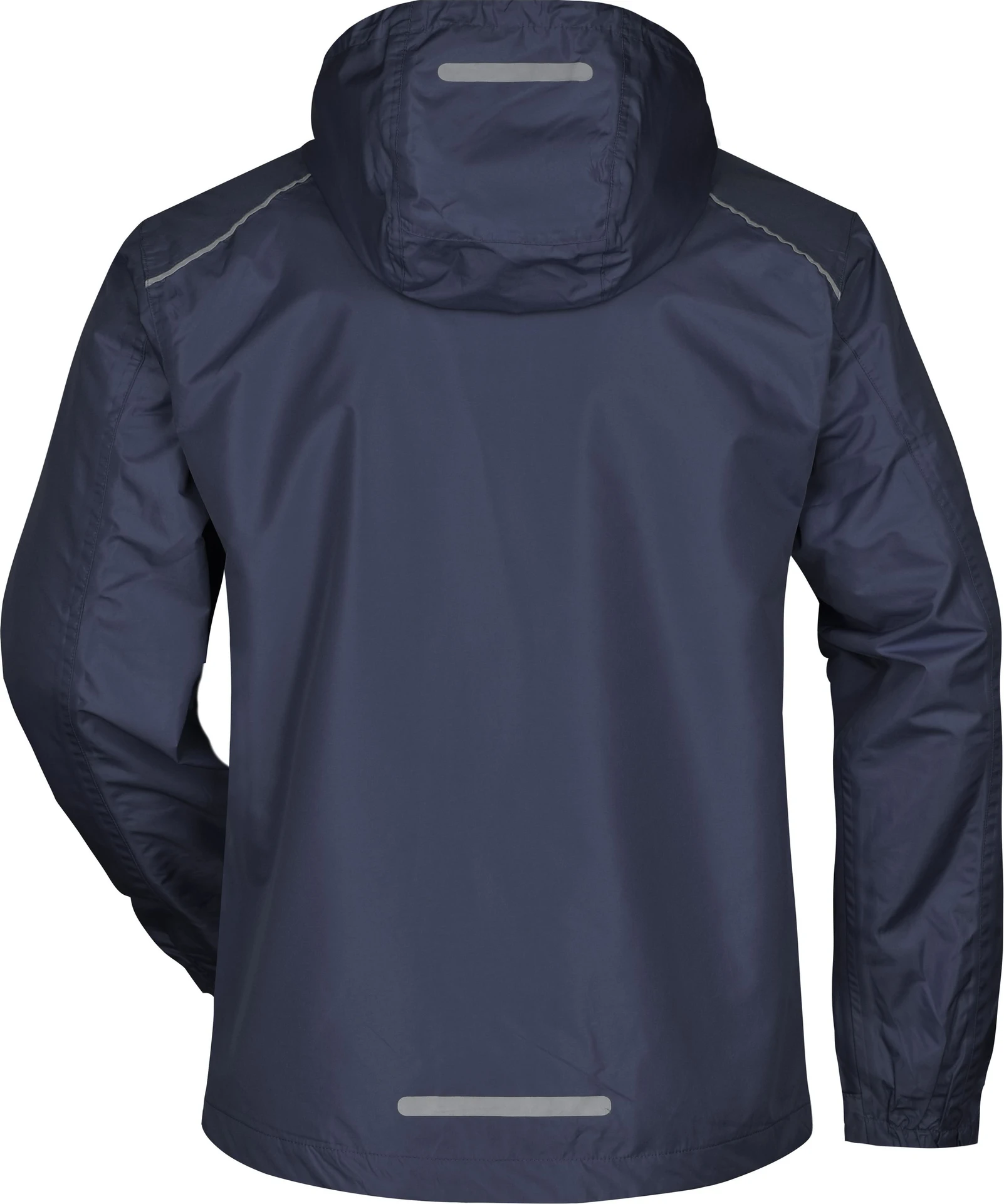 jn1118-mens-rain-jacket-navy-red-back-5 James & Nicholson Men's Rain Jacket