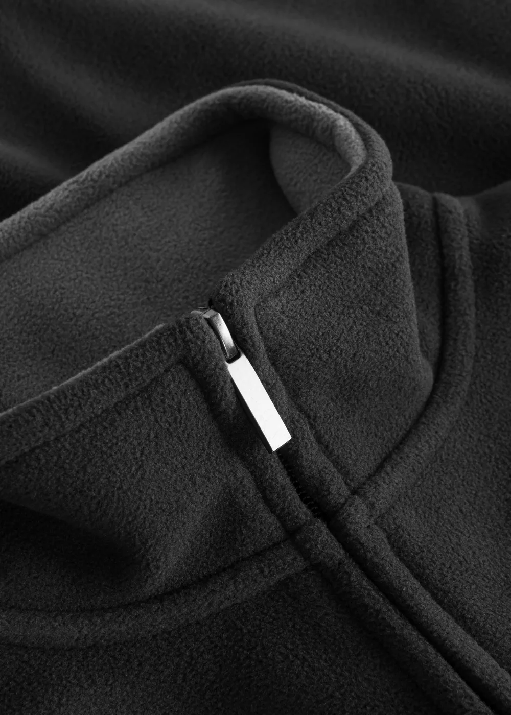 promodoro-7965-womens-double-fleece-jacket-charcoal-grey-detail-7 Promodoro Women's Double Fleece Jacket