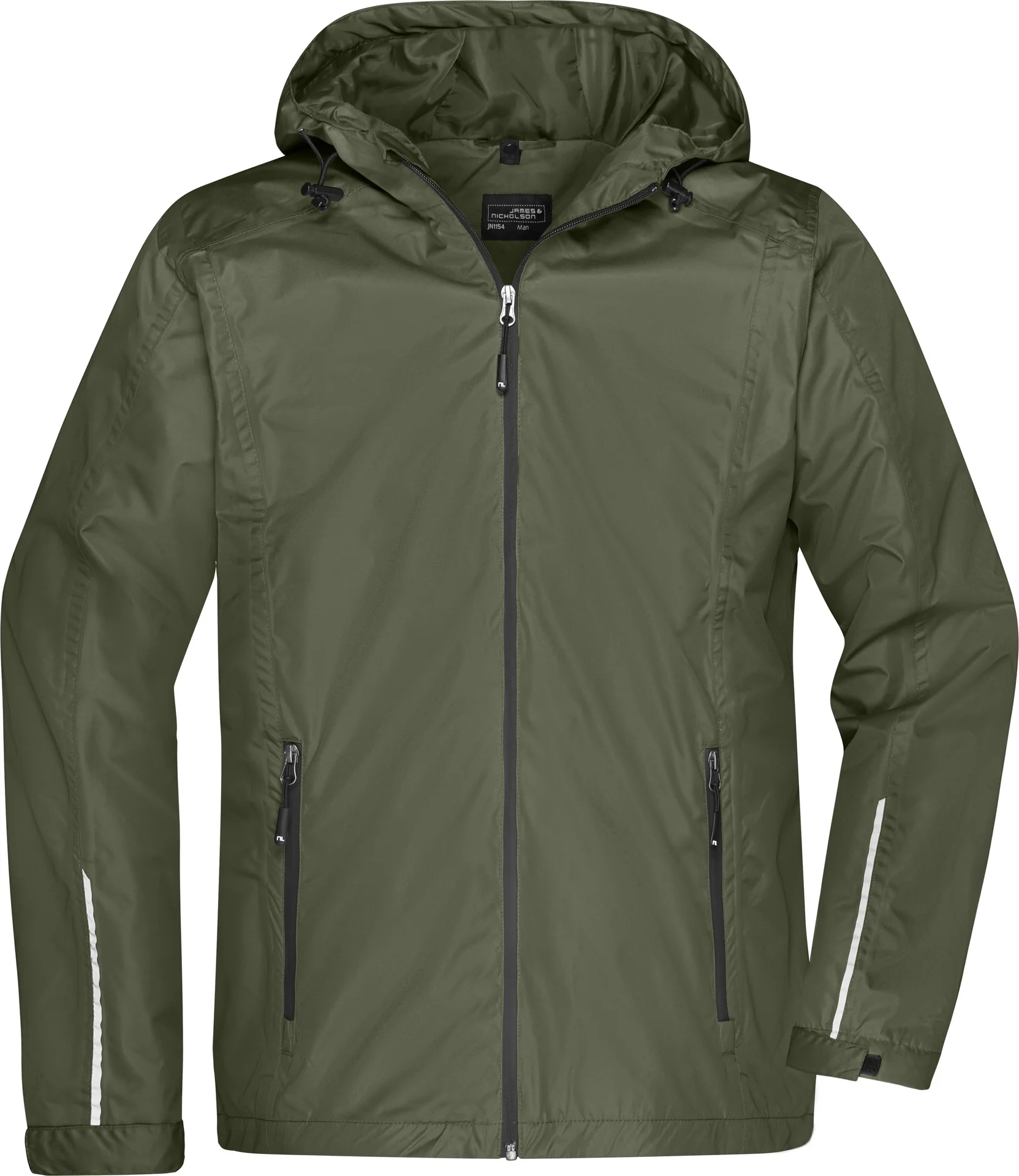 jn1154-mens-3-in-1-jacket-olive-black-detail-8 James & Nicholson Men's 3-in-1-Jacket