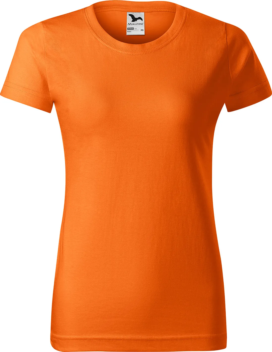 malfini-134-basic-t-shirt-damen-orange-front-2 MALFINI T-Shirt Damen Basic 134