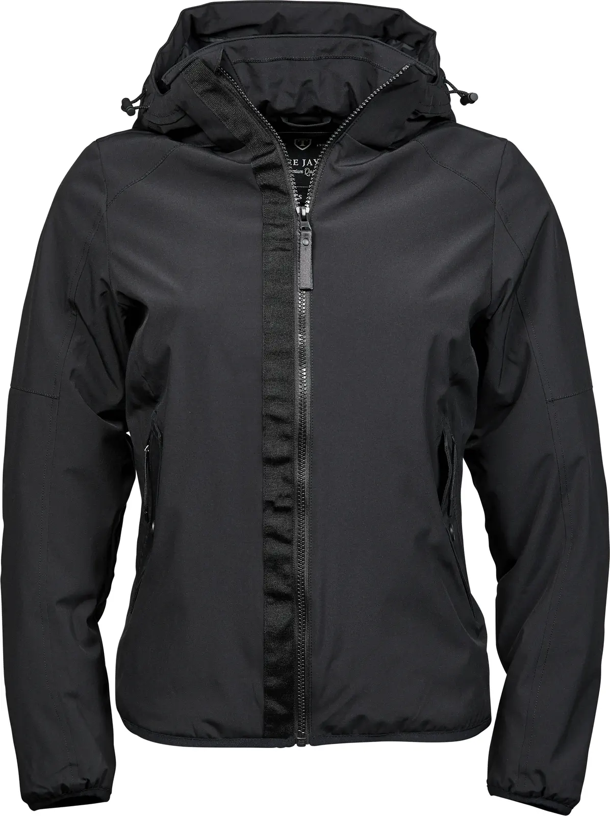tee-jays-9605-womens-urban-adventure-jacket-black-front-1 Tee Jays Women's Urban Adventure Jacket