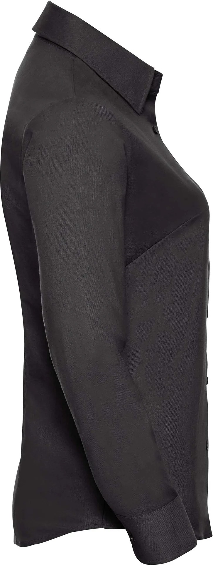 russell-r932f-ladies-ls-easy-care-oxford-shirt-black-side-4 Russell Ladies Long Sleeve Easy Care Oxford Shirt