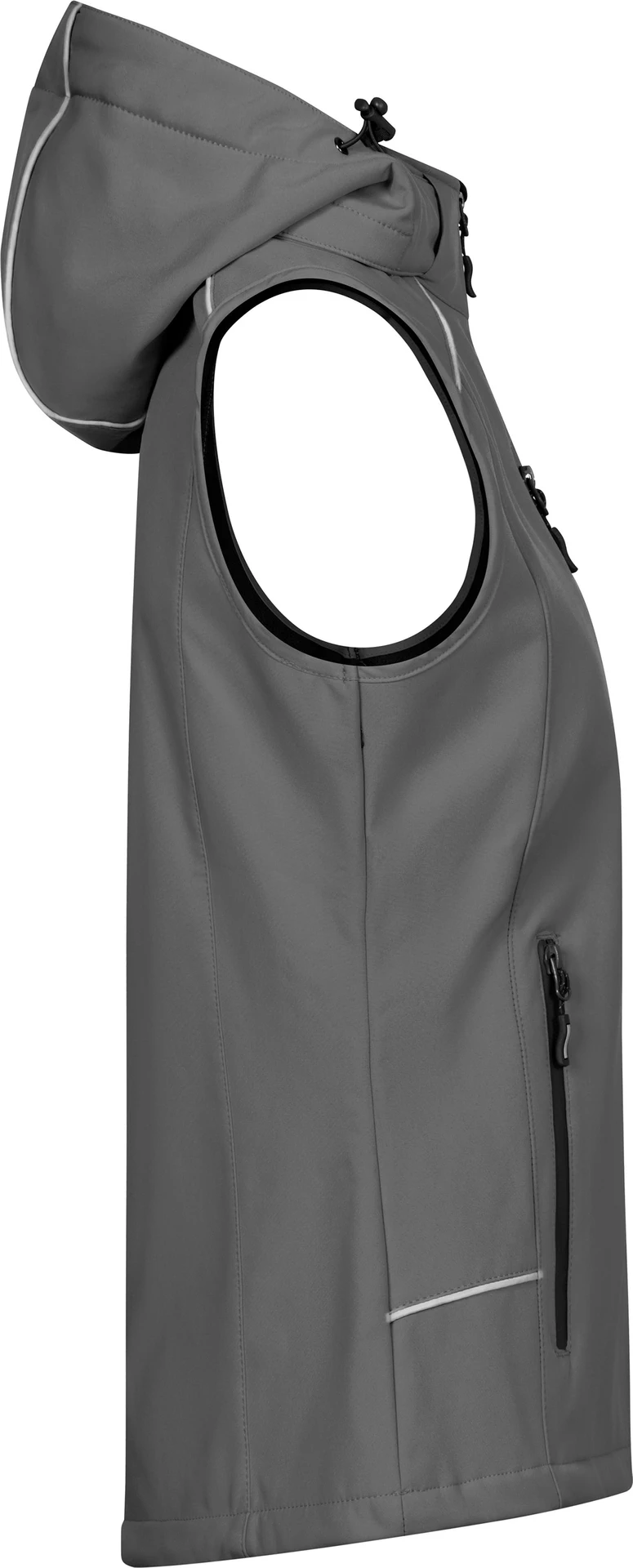 promodoro-7845-womens-softshell-vest-steelgrey-side-5 Promodoro Women´s Softshell Vest