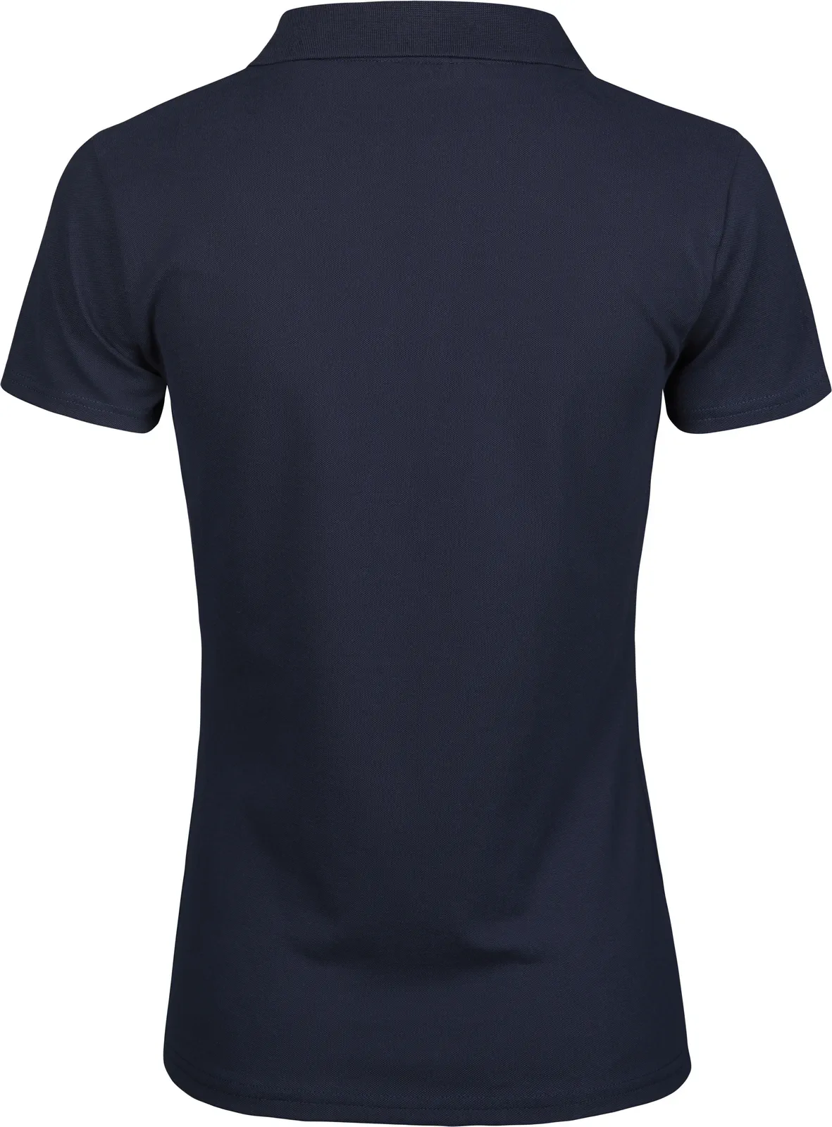 tee-jays-1409-womens-luxury-stretch-v-neck-poloshirt-navy-back-3 Tee Jays Womens Luxury Stretch V-Neck Polo