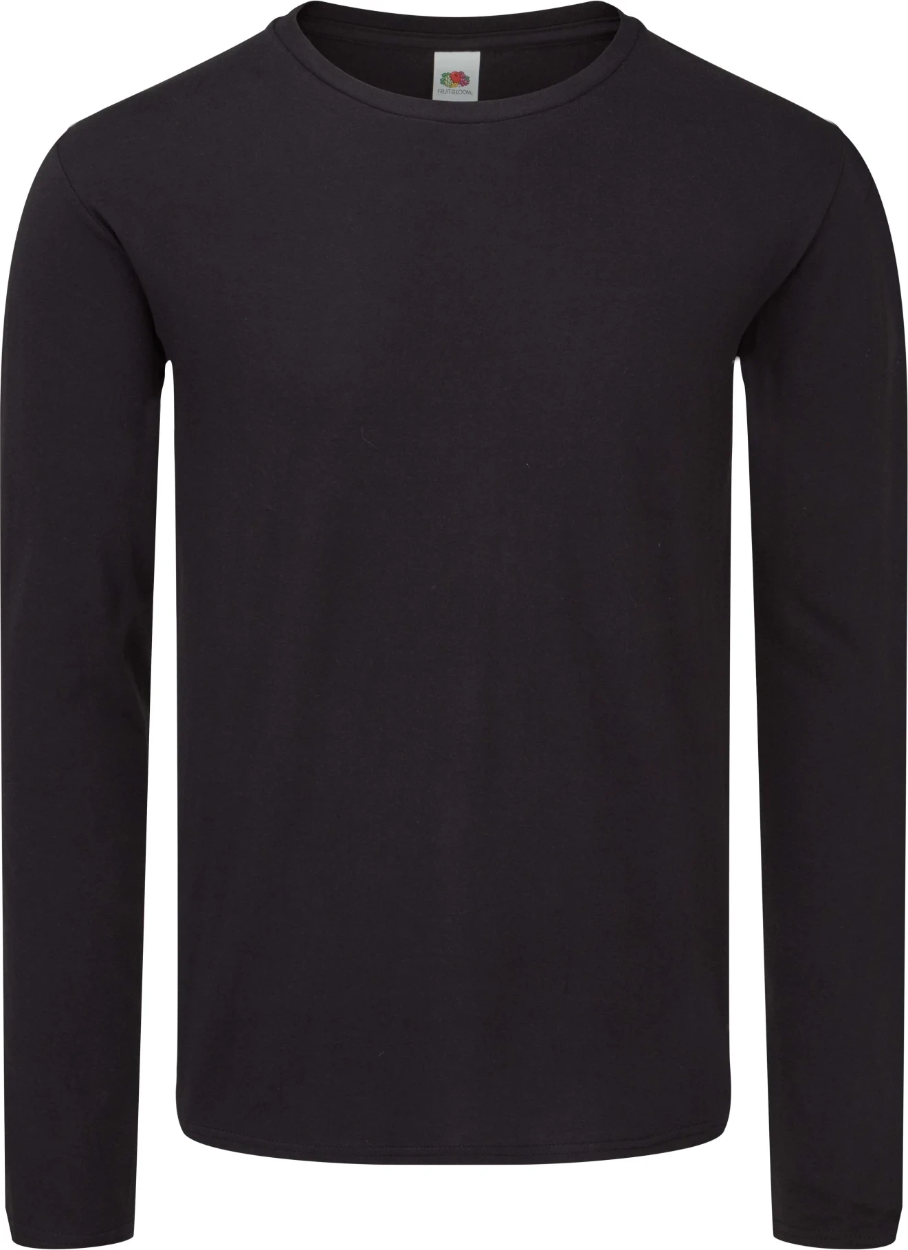 fruit-of-the-loom-61-446-0-iconic-150-long-sleeve-t-shirt-black-4 F.O.L. Iconic 150 Classic Long Sleeve T