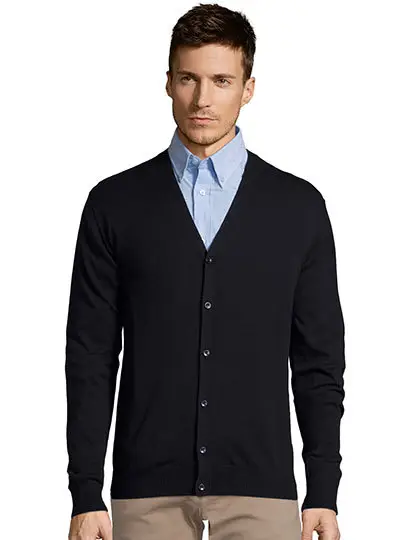 SOL'S Golden Men V-Neck Knitted Cardigan