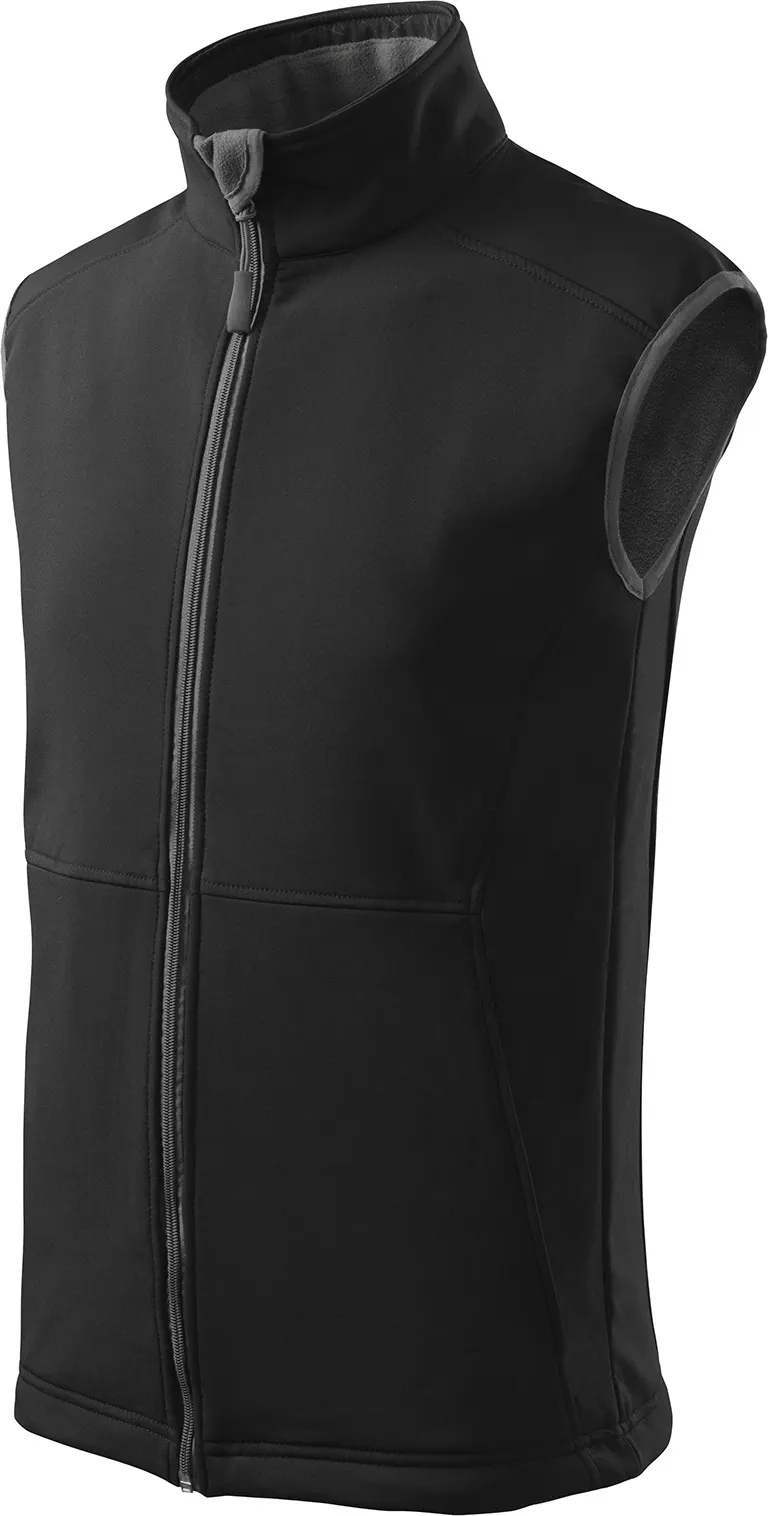 malfini-517-vision-softshellweste-herren-schwarz-left-3 MALFINI Softshellweste Vision 517
