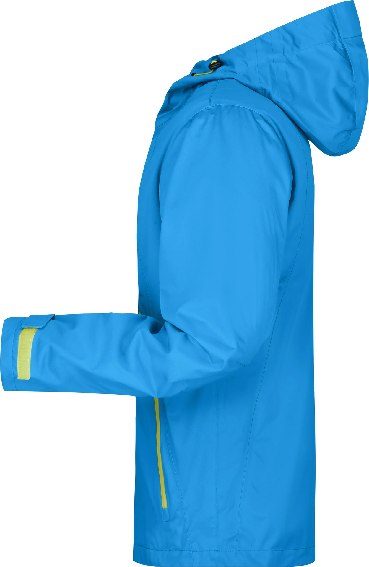 jn1098-mens-outdoor-jacket-aqua-acidyellow-left-4 James & Nicholson Men's Outdoor Jacket