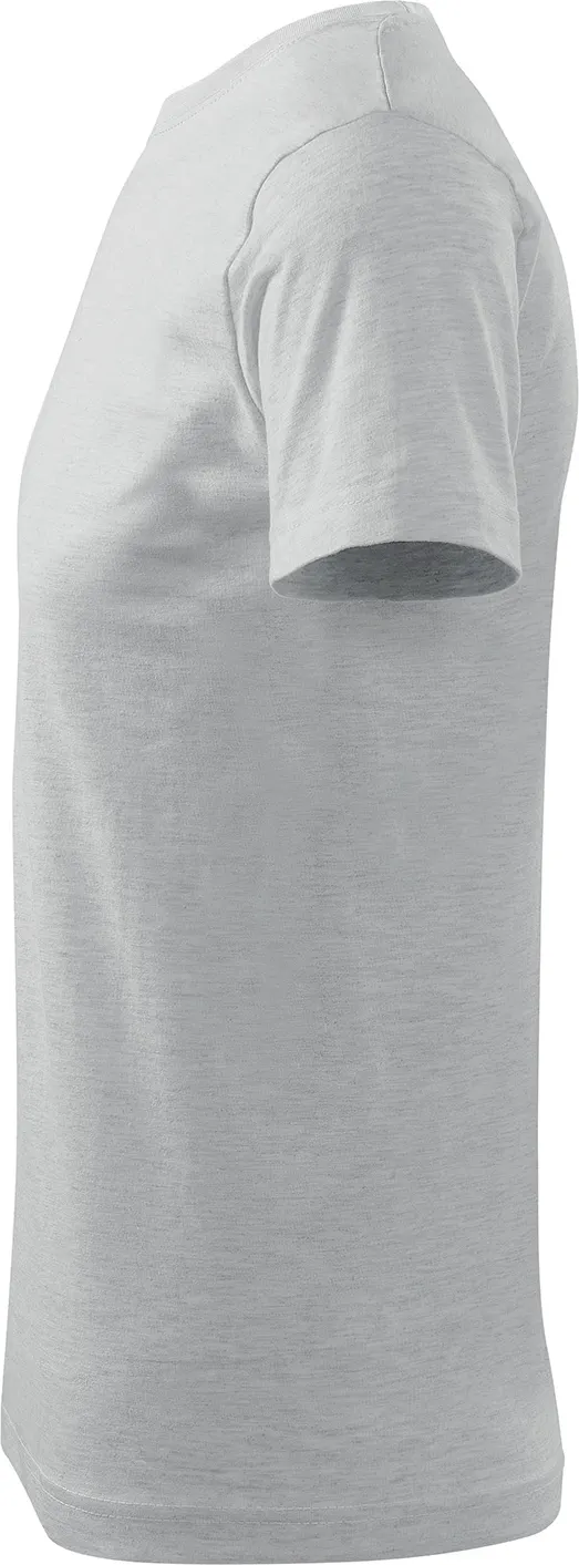 malfini-129-basic-t-shirt-herren-hellgrau-meliert-sleeve-4 MALFINI T-Shirt Basic 129