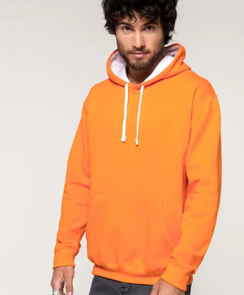 Kariban Kontrast Kapuzen Sweater