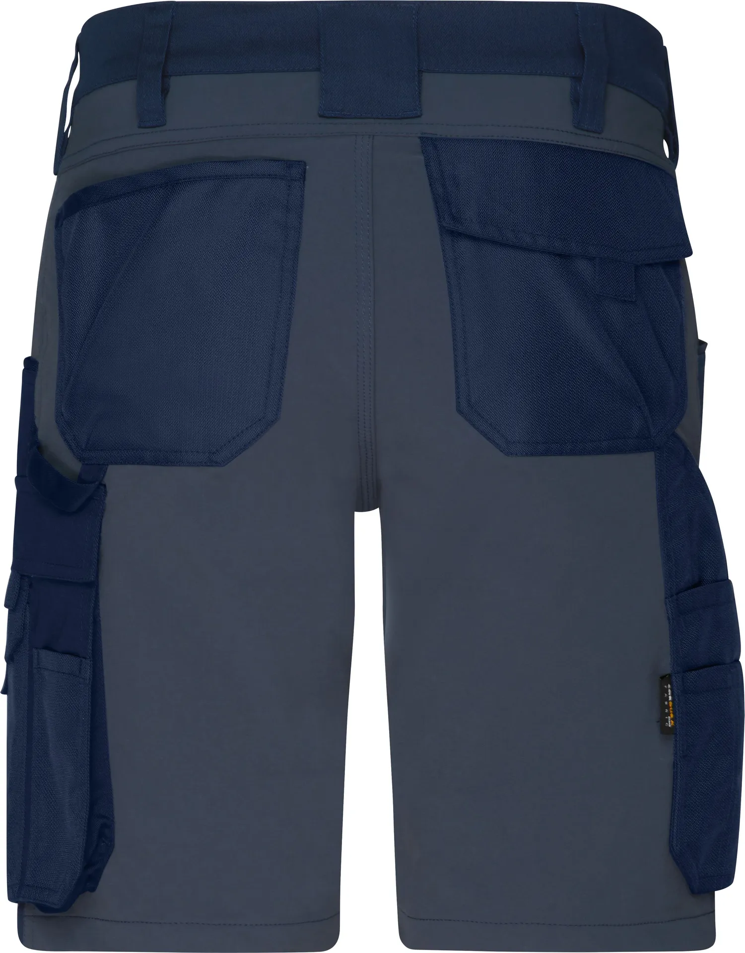 jn1811-workwear-stretch-bermuda-slim-line-navy-carbon-back-5 James & Nicholson Workwear Stretch-Bermuda Slim Line