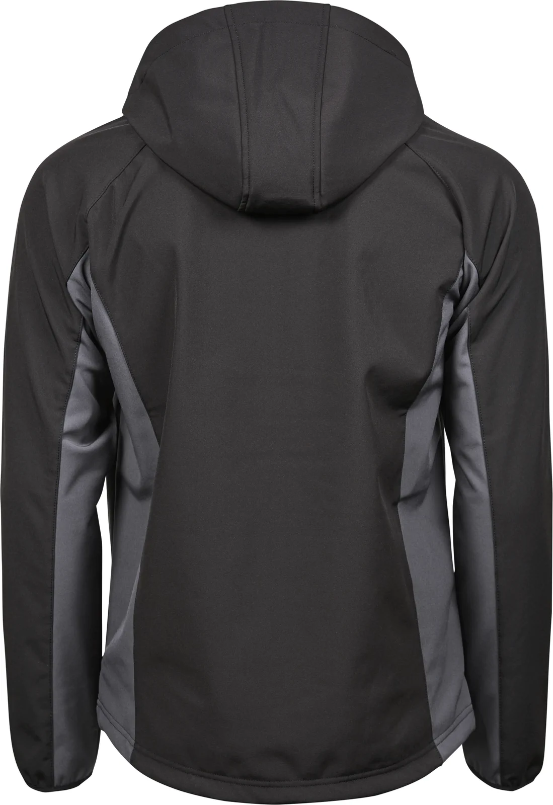 tee-jays-9514-mens-hooded-lightweight-performance-softshell-jacket-black-darkgrey-back-3 Tee Jays Men´s Hooded Lightweight Performance Softshell Jacket