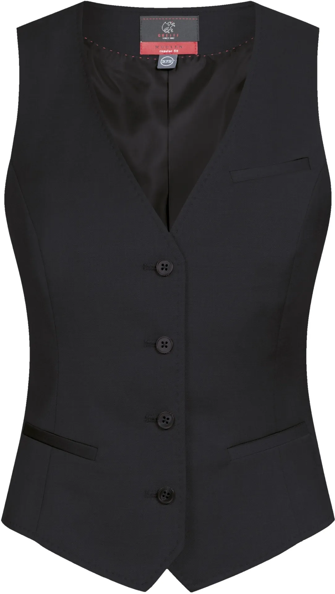 greiff-17141-damen-weste-rf-375_2820_schwarz-front-2 GREIFF Damen Weste MODERN 37.5 Regular Fit