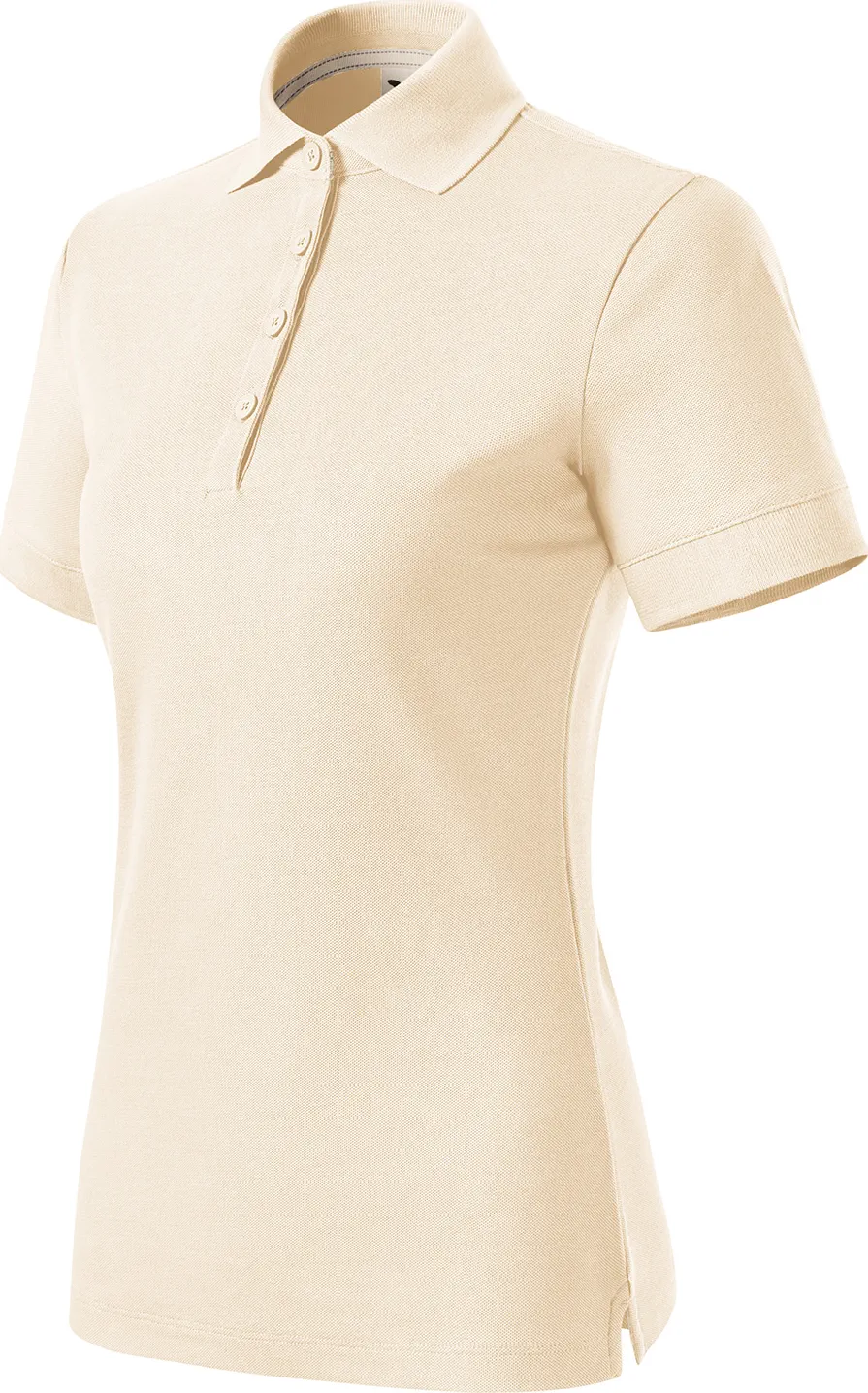 malfini-235-prime-gots-polohemd-damen-mandel-left-3 MALFINI Polohemd Damen Prime (GOTS) 235