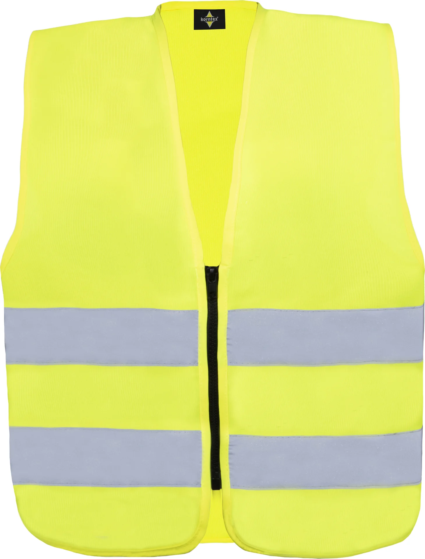 Korntex Kids´ Hi-Vis Safety Vest with Front Zipper Aalborg