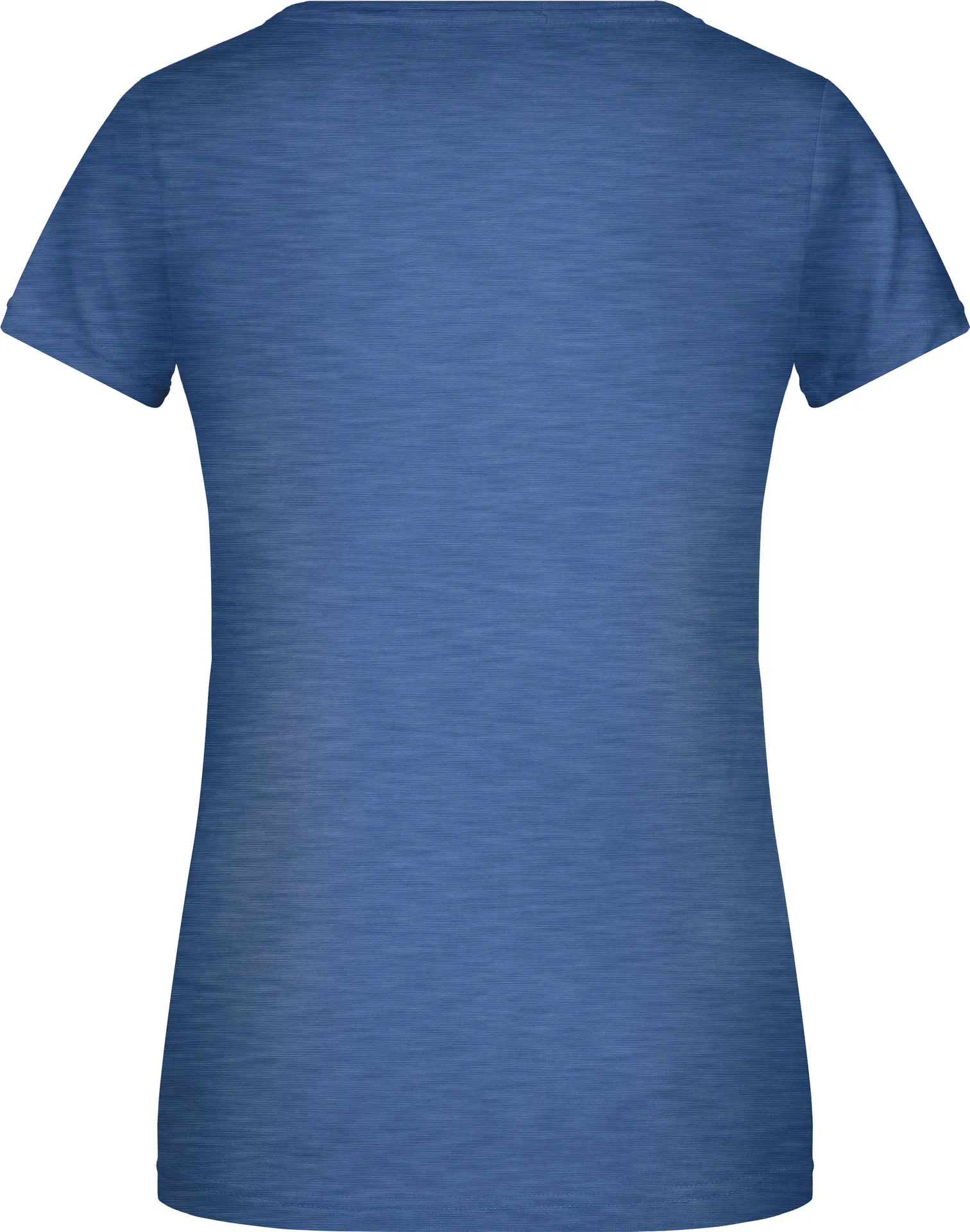 JN8007-ladies-basic-t-shirt-lightdenimmelange-back-5 James & Nicholson Ladies Basic-T