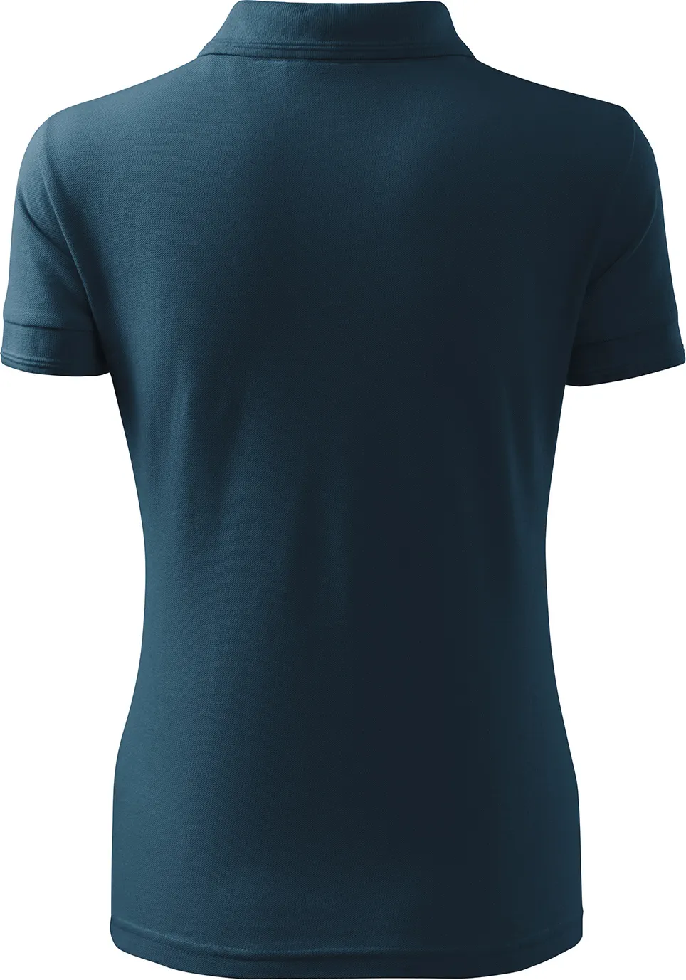 malfini-210-classic-t-shirt-marineblau-back-5 MALFINI Polohemd Damen Piqué Polo 210