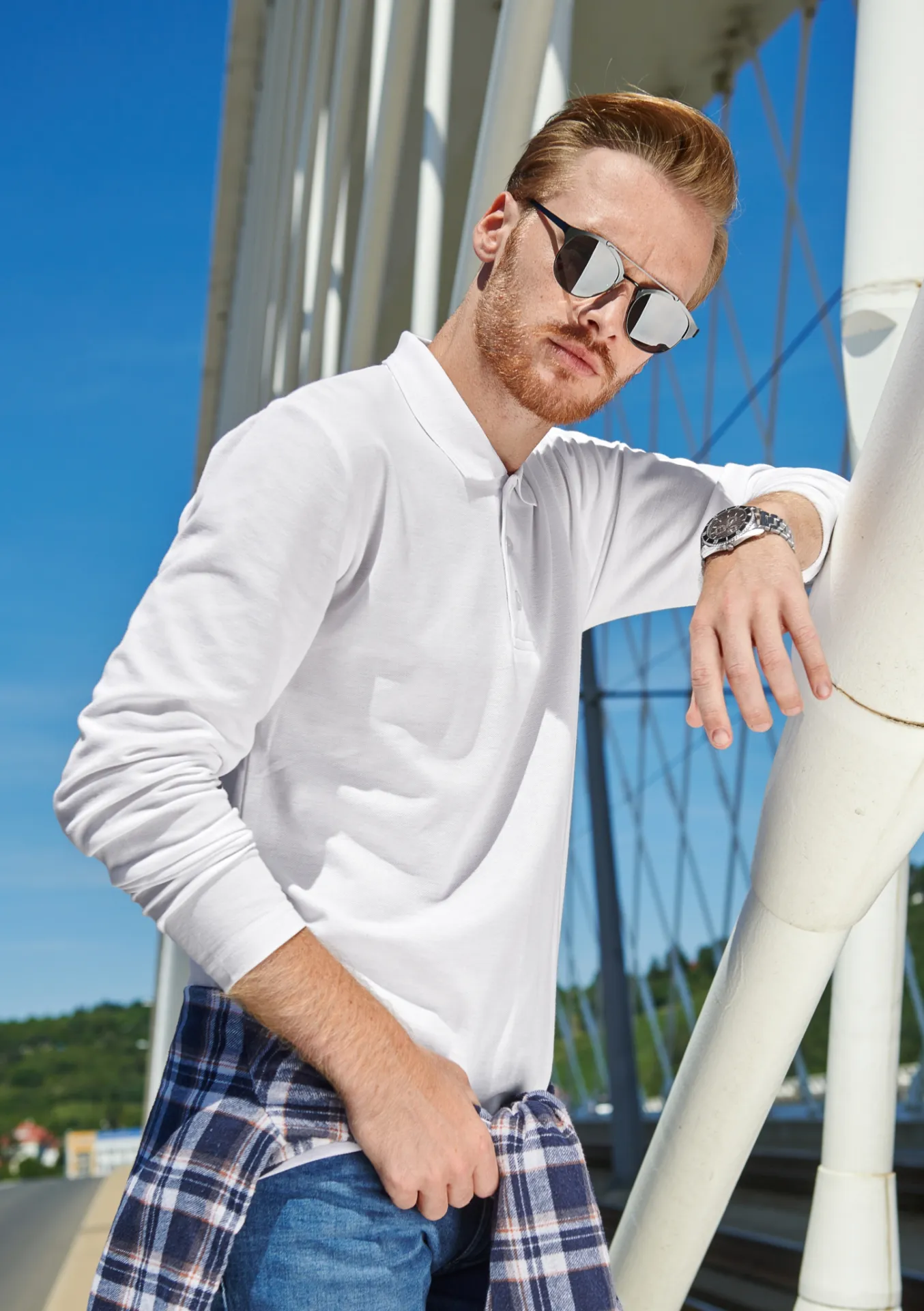 MALFINI Pique Polo LS 221