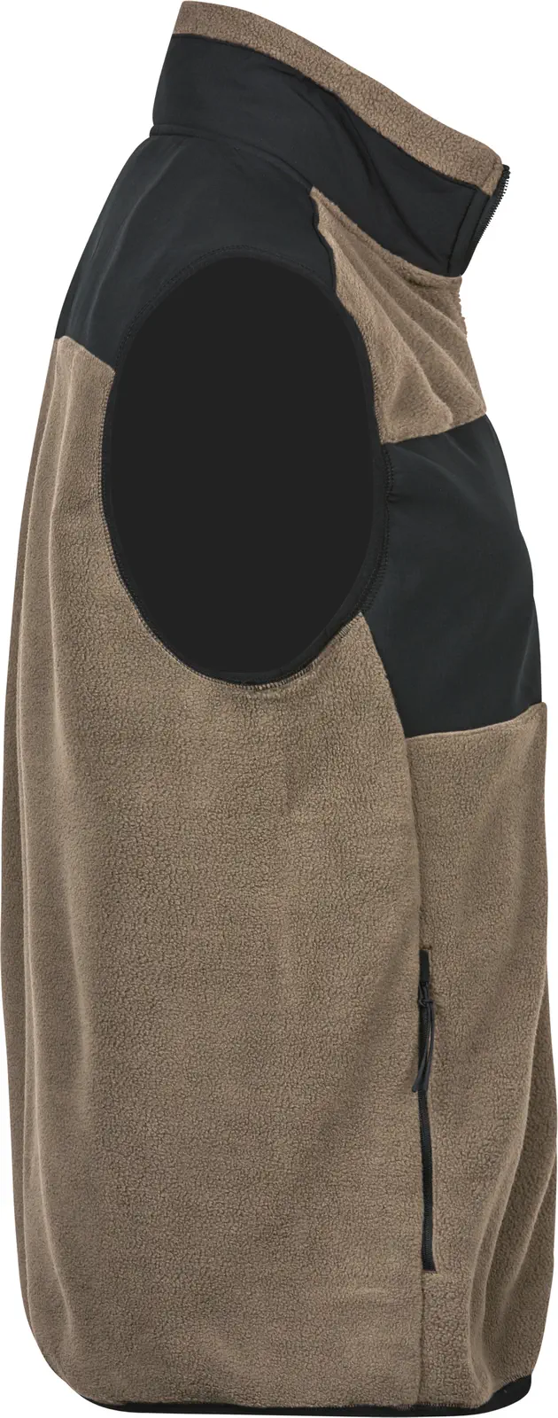 tee-jays-9122-mountain-fleece-bodywarmer-clay-black-right-4 Tee Jays Mountain Fleece Bodywarmer