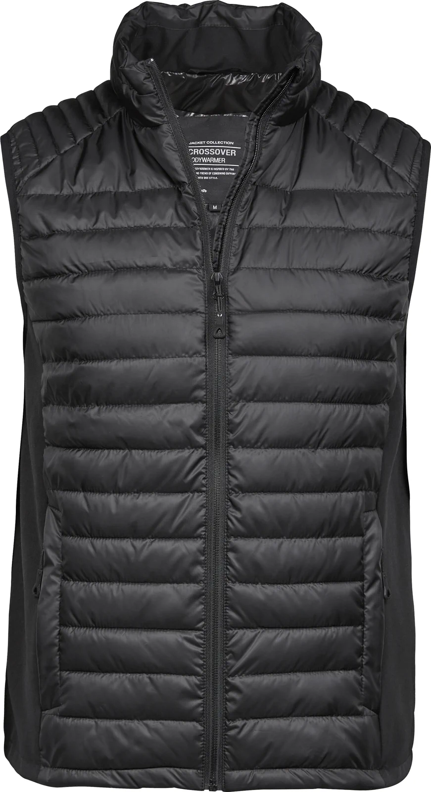tee-jays-9624-mens-crossover-bodywarmer-black-black-front-1 Tee Jays Men's Crossover Bodywarmer