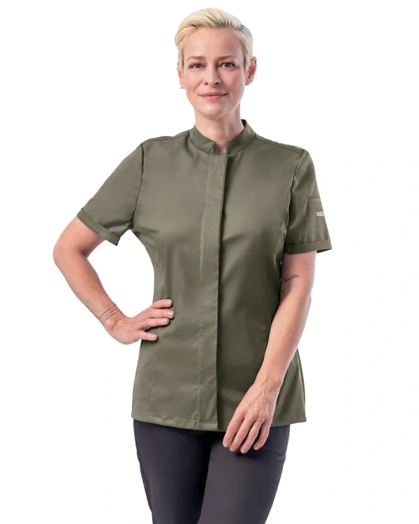 Leiber Damen-Kochhemd kurzarm 08/1376