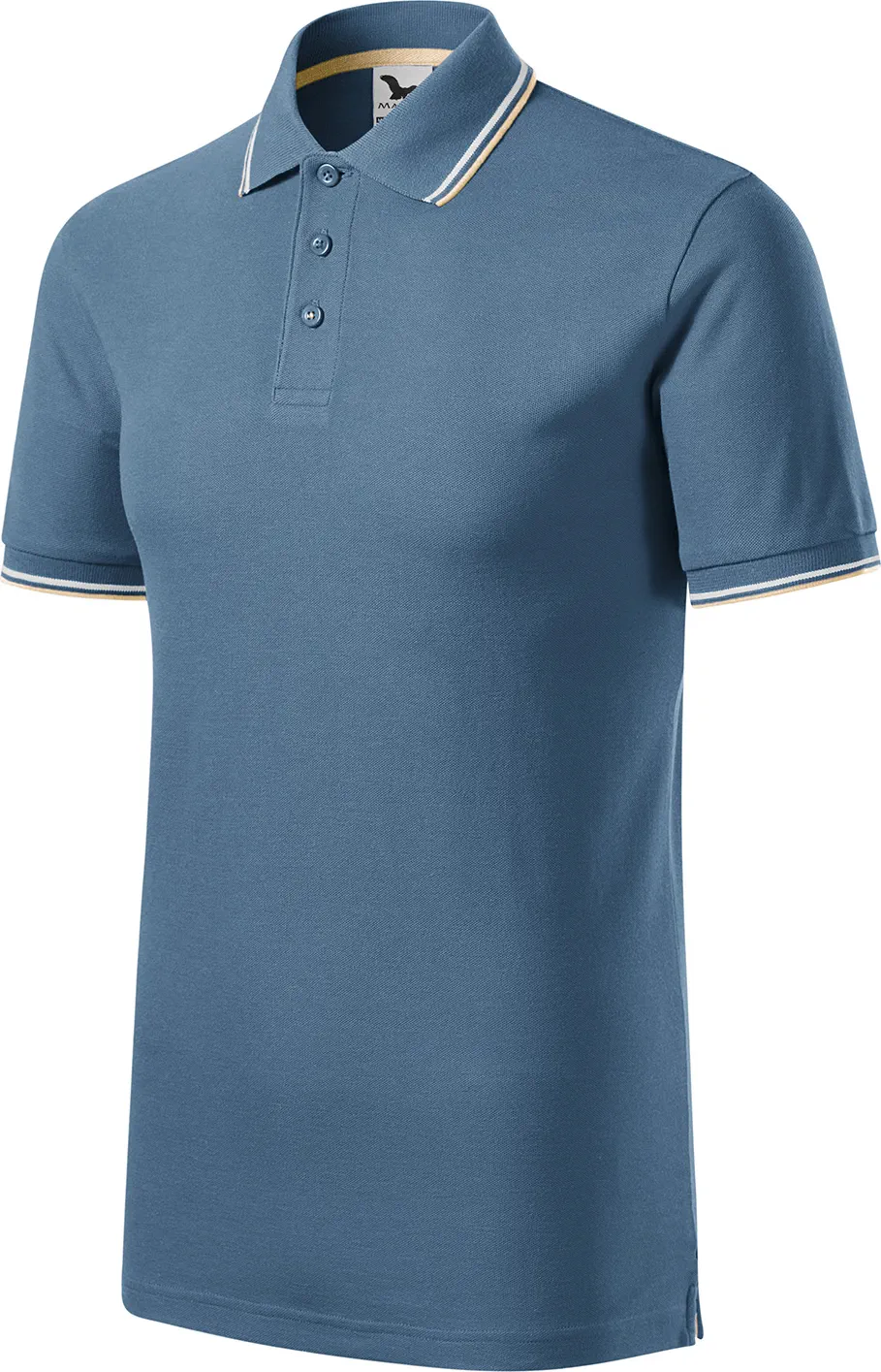 malfini-232-focus-polohemd-herren-denim-left-3 MALFINI Polohemd Focus 232