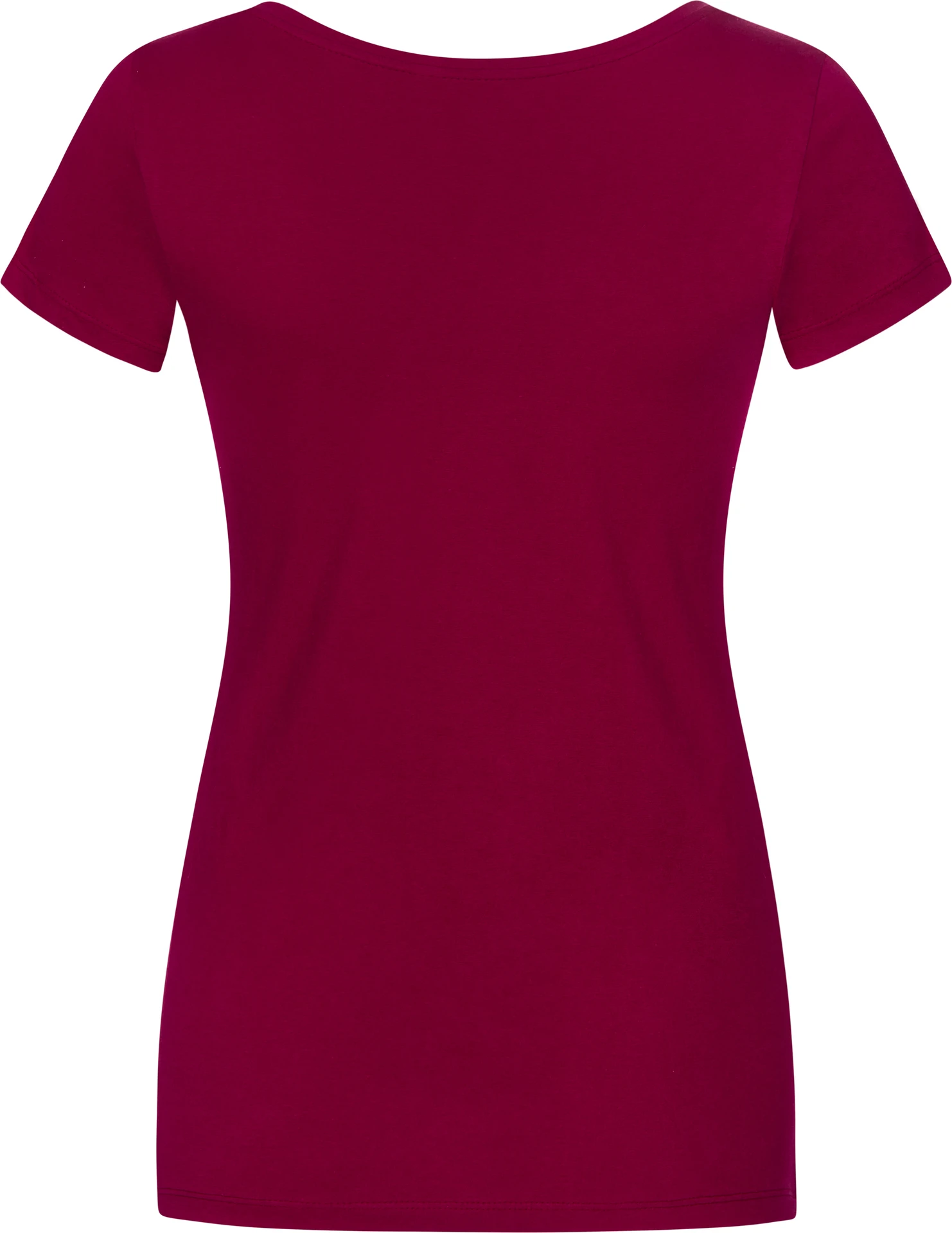 promodoro-1545-womens-deep-scoop-t-shirt-berry-back-6 Promodoro X.O Women´s Deep Scoop T-Shirt