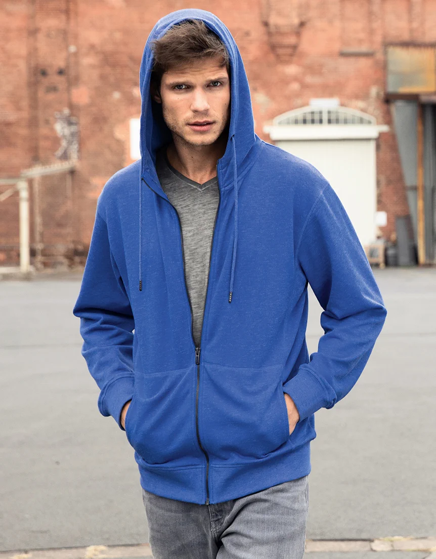 James & Nicholson Men`s Zip-Hoody