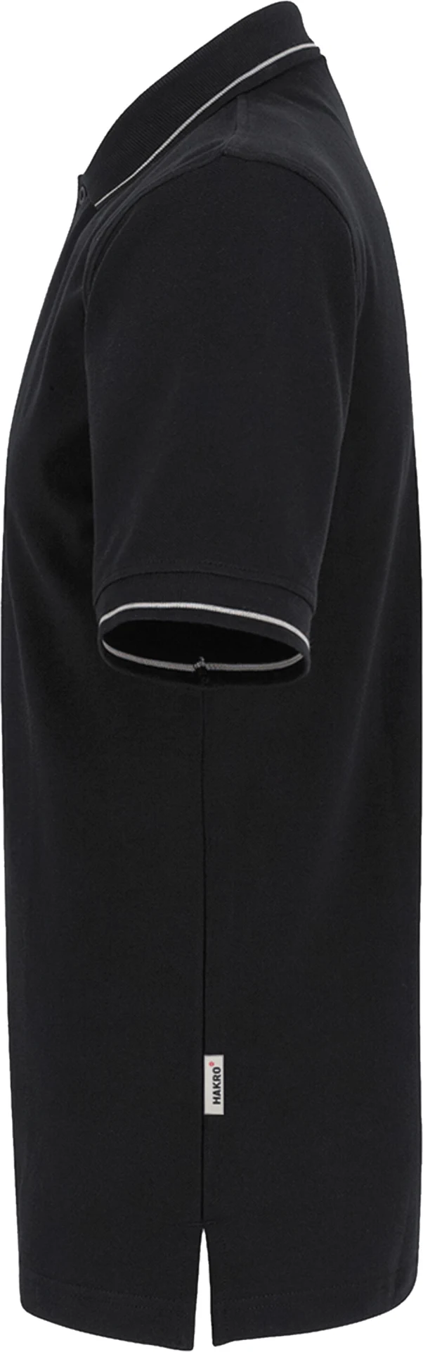 hakro-803-poloshirt-casual-schwarz-silber-2 HAKRO Poloshirt 803 Casual