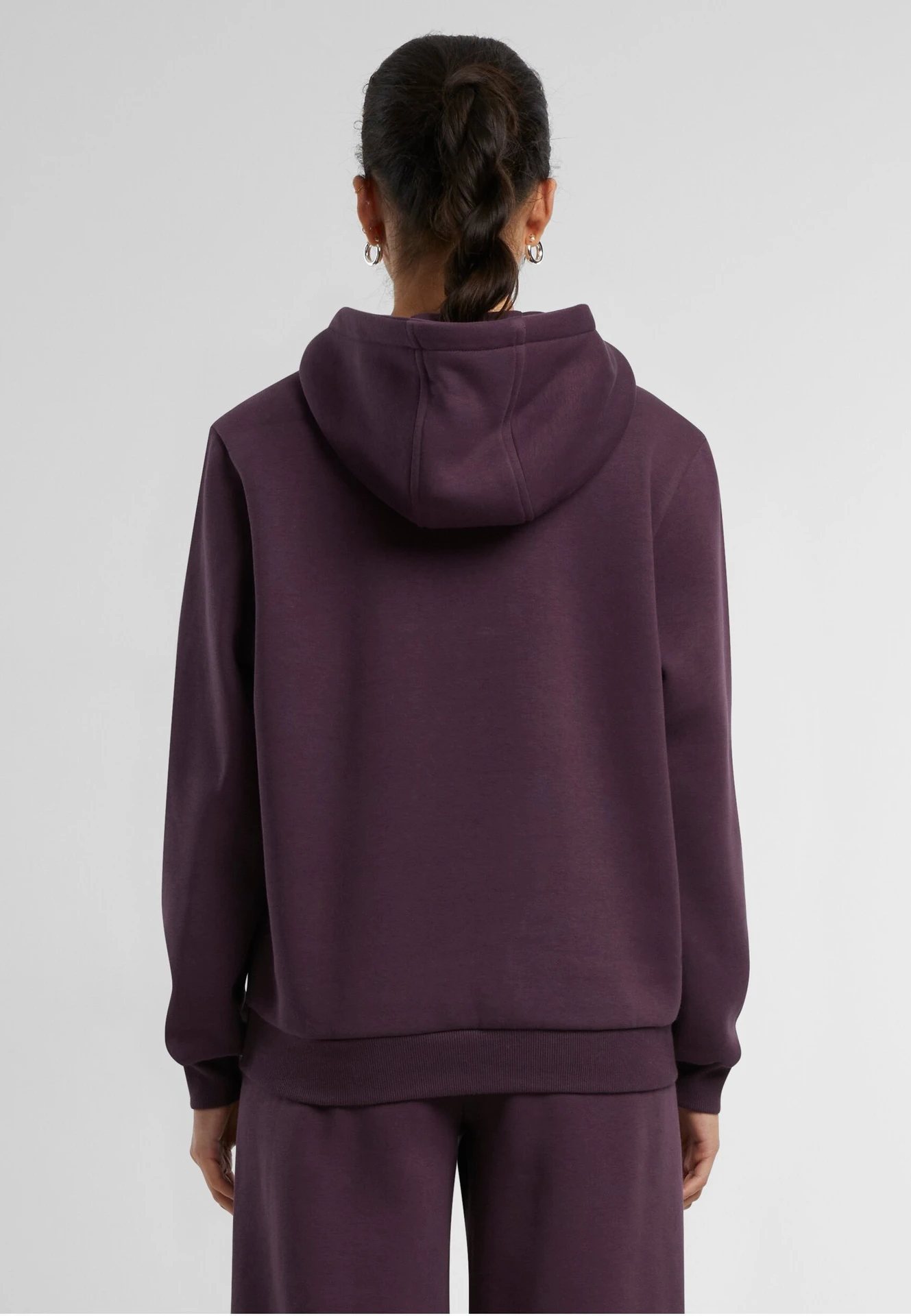 Build Your Brand Ladies Fluffy Hoody